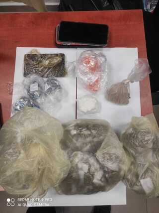 סמים שמצאו השוטרים